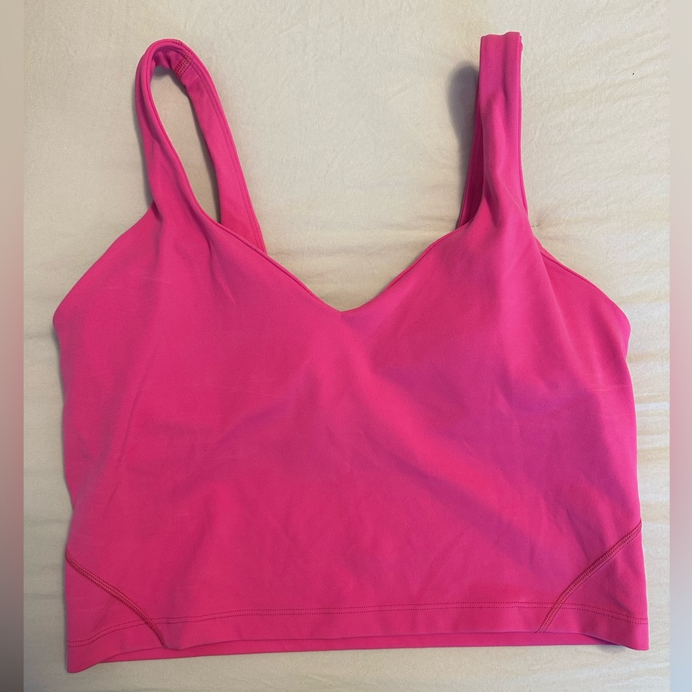 Lululemon pink workout top